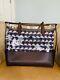 Nwt Kate Spade Large Clear Triple Compartment Large Tote Shopper Bag Bird Dots