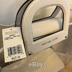NWT MICHAEL KORS Clara XL White Clear Tote Bag Retail $428