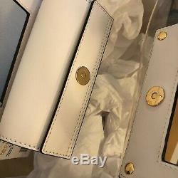 NWT MICHAEL KORS Clara XL White Clear Tote Bag Retail $428