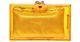 New $975 Charlotte Olympia Yellow Clear Pandora Perspex Plastic Clutch Bag