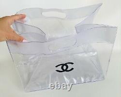 New Chanel Translucent Clear Pvc Plastic Beach Pool Bag