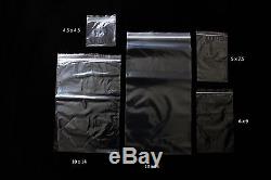 New Clear Plastic Polythene Re-Sealable Wallet Grip Seal Bags Various Sizes