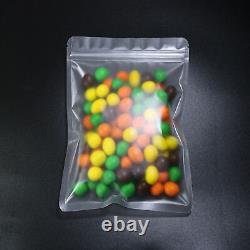 New Frosted Clear Plastic Zip Seal Storage Bags in Different Quantity and Sizes