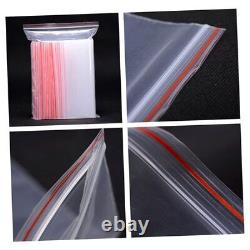 PE Zip-lock Bags Plastic Grip Self Seal Resealable Food Grade Clear Storage Bags