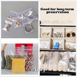 PE Zip-lock Bags Plastic Grip Self Seal Resealable Food Grade Clear Storage Bags