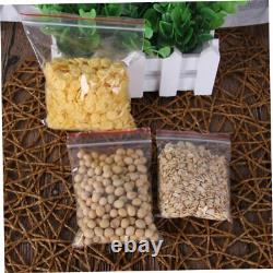 PE Zip-lock Bags Plastic Grip Self Seal Resealable Food Grade Clear Storage Bags