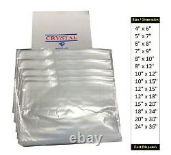 POLYTHENE CLEAR PLASTIC FOOD USE BAGS 100g Clear