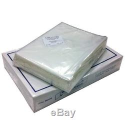 POLYTHENE PLASTIC CLEAR FOOD USE FREEZER STORAGE BAGS VARIOUS SIZES & QTYS