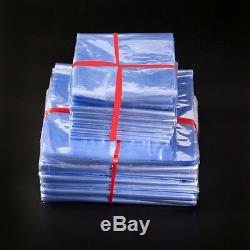 PVC Heat Shrinkable Plastic Bag Clear Shrink Film Wrap Cosmetic Pack Pouch