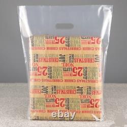 Patch Handle Carrier Bags Assorted Plastic Die Cut Handle Reusable Shopping Bag