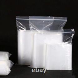 Plain & Writable Grip Seal Bags Poly Bags Baggies Many Sizes