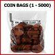 Plastic Coin Bags Uk Seller Reusable Money Bag No Mixed Bank Clear Cash Retail