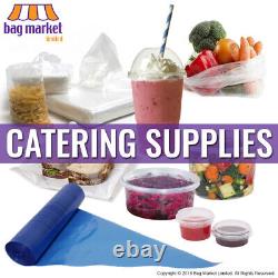 Plastic Food Bags On A Roll Clear HD Poly -Fruit, Veg, Meat, Butcher, Sandwich