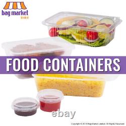 Plastic Food Bags On A Roll Clear HD Poly -Fruit, Veg, Meat, Butcher, Sandwich