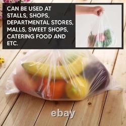 Plastic Food Bags on a Roll Reusable Food Freezing Bag for Fruits 9 x 14 x 17