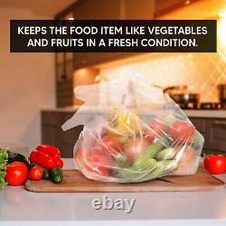 Plastic Food Bags on a Roll Reusable Food Freezing Bag for Fruits 9 x 14 x 17