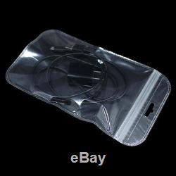 Plastic Jewelry Zip Lock Packing Bag Accessory Bags Storage Hang Hole Pouches