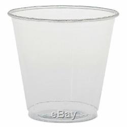Plastic Sampling Cups, 3.5 Oz, Clear, Polystyrene, 100/bag, 25 Bags/carton