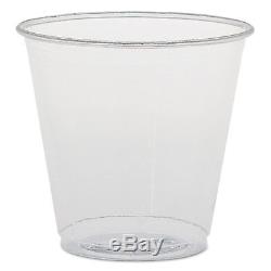 Plastic Sampling Cups, 3.5 oz, Clear, Polystyrene, 100/Bag, 25 Bags/Carton