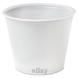 Plastic Soufflé Portion Cups, 5 1/2 oz, Translucent, 250/Bag