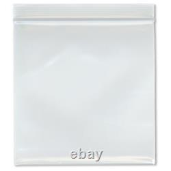 Plymor Extra Thick Heavy Duty Plastic Zipper Bags, 8 Mil, 6 x 6 (Case of 1000)