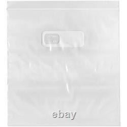 Plymor Zipper Reclosable Plastic Bags, 1 Gallon Freezer, 10.6 x 11 (1500 Case)