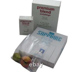 Poly Bags Clear Plastic Polythene Bags Food Safe Freezer Storage Packing