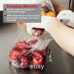 Polythene Food Bags Crystal Clear Storage Freezing Bags 400Gauge All Sizes