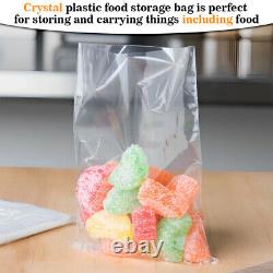 Polythene Food Bags Crystal Clear Storage Freezing Bags 500Gauge All Sizes