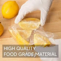 Polythene Food Bags S-M-L-XL 250g Crystal Clear Storage Food Freezing Bags