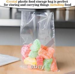 Polythene Food Bags S-M-L-XL 250g Crystal Clear Storage Food Freezing Bags