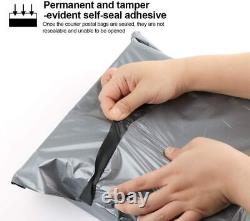 Postage Mailing Bags S-M-L-XL Clear Stripe Grey Poly Postal Parcel Packaging