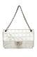 Pre-owned Chanel Classic Flap Ice Cube Clear Plastic Shoulder Bag (silver Pvc)