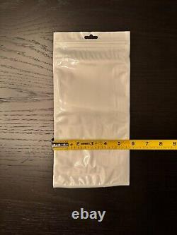 Premium Clear/White Zip Lock 5 Mil Plastic Bags Heat Seal Lock with Hang Hole