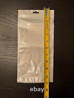 Premium Clear/White Zip Lock 5 Mil Plastic Bags Heat Seal Lock with Hang Hole