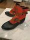 Rare Vivienne Westwood Plastic& Canvas Boots Sz 44 Red And Black Very Clean 1