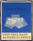 Resealable Zipper Clear Grip Seal Bags Poly Plastic Transparent Zip Lock Pouches