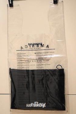 Raf Simons x Voo Store Shopping Tote Clear PVC Plastic Bag + Dustbag BRAND NEW