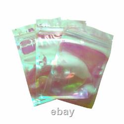 Rainbow Clear Plastic Heat Seal Bag for Zip Resealable Food Lock Coffee Pouches