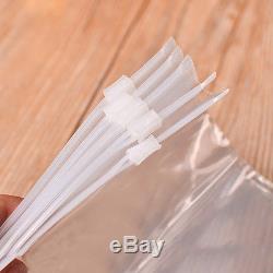 Reclosable Clear Matte Plastic Zipper Bags Packaging For Underwear Clothes