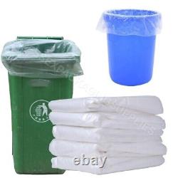 Refuse Bags Clear & Black Bin Bags Heavy Duty 140g 160g 200g