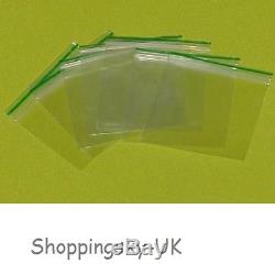 Resealab Small Clear Poly Plastic Seal Button Bags 30mm 40mm 50mm 60mm TopChoice