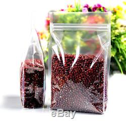 Resealable Clear Plastic Seal Zip Lock Bags Poly Bag Reclosable Stand Up Pouches