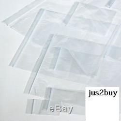 Resealable Grip Seal Bags Self Resealable Grip Poly Plastic Clear Bags BARGAIN