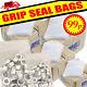 Resealable Gripseal Grip Seal Bags Poly Polythene Plastic Plain Clear 20 Sizes