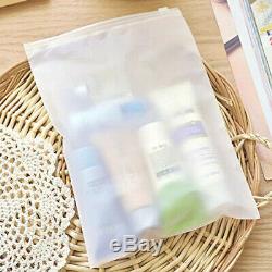 Resealable Matte Clear Plastic Zip Lock Bags Underwear Clothes Packaging Pouches