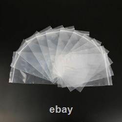 Resealable Plain Clear Bags Zip Lock Grip Seal Bags Polythene Plastic Craft Self