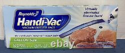 Reynolds Handi-Vac Vacuum Freezer Bags 9 1 Gallons Bags Sealed Box