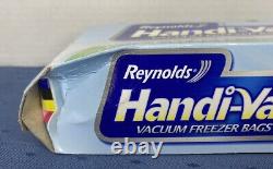 Reynolds Handi-Vac Vacuum Freezer Bags 9 1 Gallons Bags Sealed Box