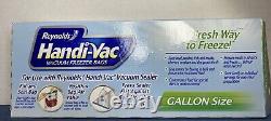 Reynolds Handi-Vac Vacuum Freezer Bags 9 1 Gallons Bags Sealed Box